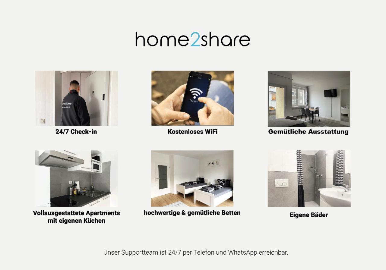 Zentrale Studios für Monteure I home2share Osnabrück Extérieur photo